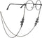 Black Bat Glasses Chain for Women Men Kawaii Eyeglasses Chain Holder Strap Cord for Sunglasses Eyewear (black bat)...