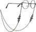 Black Bat Glasses Chain for Women Men Kawaii Eyeglasses Chain Holder Strap Cord for Sunglasses Eyewear (black bat)...