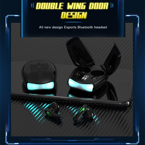 Wireless Bluetooth Earbuds, Bluetooth Gaming Earbuds Active Noise Cancellation,LED Power Display, Ultra Low Latency, Noise Cancelling Mic Earpiece...