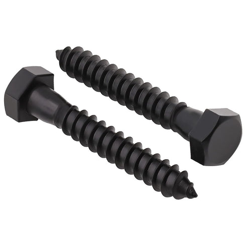 1/4 x 4" (10 Pack) Stainless Steel Hex Lag Bolts, Hexagon Head Lag Screws Bolts, Stainless Steel 304 (18-8), UNC Coarse Thread, Tip Point, Deck Sc...