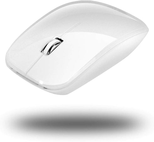 Adesso iMouseS1 Bluetooth Optical Mouse for Windows 8/7/ Vista/XP/MacOS X 10.4 (iMouseM300W), White...