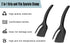 2-in-1 clip flipping spatula pliers egg flipping pliers double-sided pancake fish flipper Chicken rolls making household kitchen cooking tools (bl...