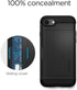 Spigen Slim Armor CS Designed for iPhone SE 2022 Case/iPhone SE 3 Case 2022 / iPhone SE 2020 Case/iPhone 8 Case/iPhone 7 Case - Black......