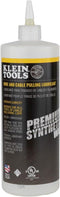 Klein Tools 51010 Premium Synthetic Wax Wire and Cable Pulling Lubricant, Made in USA, 1-Quart Squeeze Bottle...