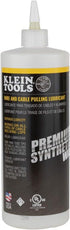 Klein Tools 51010 Premium Synthetic Wax Wire and Cable Pulling Lubricant, Made in USA, 1-Quart Squeeze Bottle...