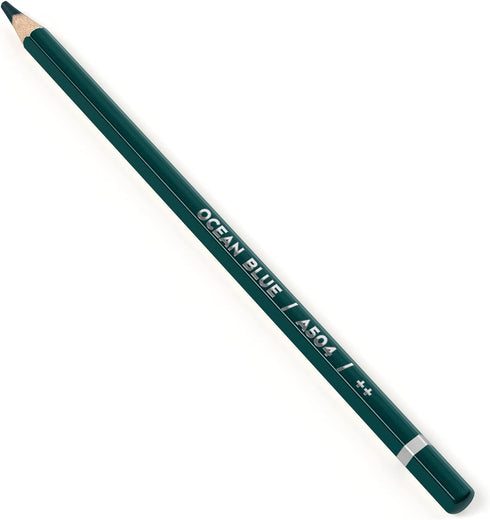Arteza Professional Watercolor Pencils, Pack of 3, A504 Ocean Blue, Water-Soluble Pencils for Coloring, Blending, Layering & Watercolor Techniques...