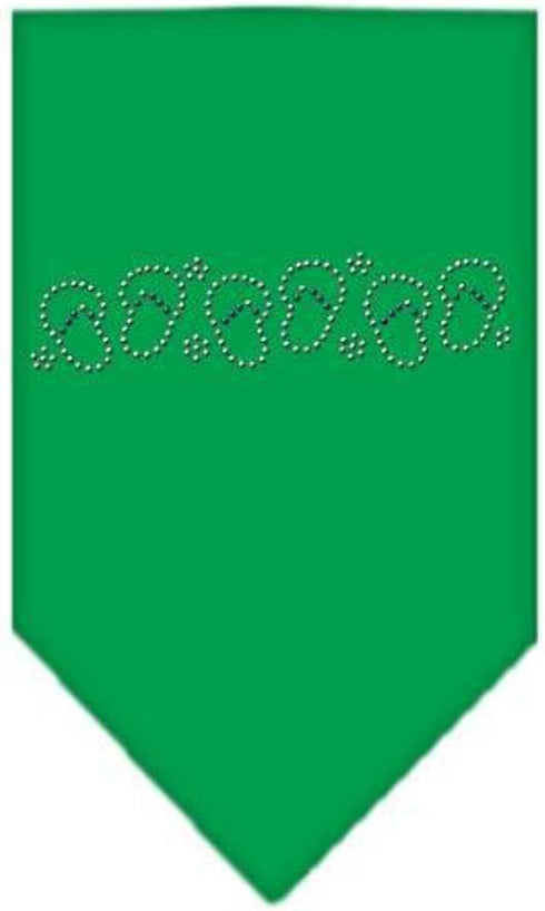 Mirage Pet Products Beach Sandals Rhinestone Bandana, Small, Emerald Green...