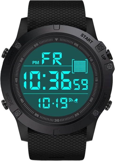 Men's Digital Sports Watch Military Electronic Waterproof Wrist Watches for Men with Stopwatch Countdown Timer Alarm Date LED Backlight...