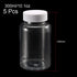 uxcell Plastic Lab Chemical Reagent Bottle 300ml/10.1oz Wide Mouth Sample Sealing Liquid Storage Container 5pcs...