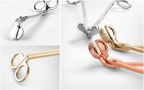 Candle Wick Trimmer Candle Wick Clipper Wick Cutter Scissor, Gold...