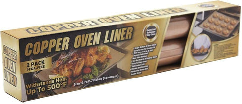Tekno- 2 Pack Copper Oven Liners...