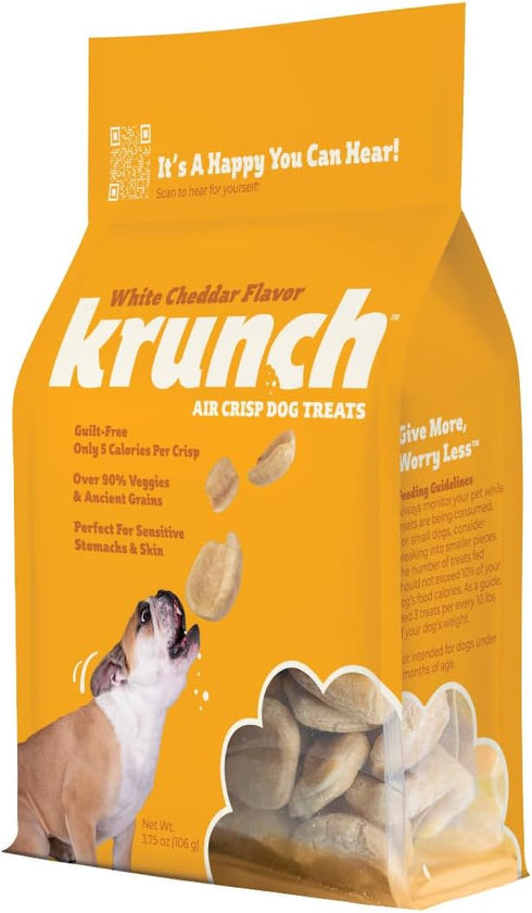 Krunch Air Crisp Dog Treat, Healthy Treats for Training, Dog Treats with 5 Calories Per Crisp, Low Fat, Perfect for Sensitive Stomachs & Skin – Wh...