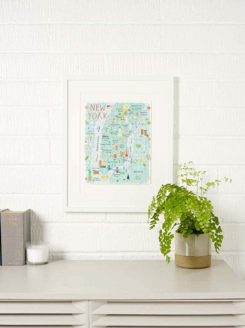 Talking Tables 250-piece Map of London Jigsaw Puzzle & Poster | Illustrated | UK England Landmarks Travel | Rainy Day, at Home, Lockdown, Birthday...