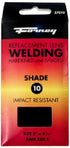 Forney 57010 Lens Replacement Hardened Glass, 4-1/4-Inch-by-2-Inch, Shade-10 , Black...