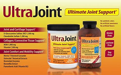 Lindberg Ultra Joint Support Supplement | 210 Capsules | Triple Action Formula | Non-GMO, Gluten Free...