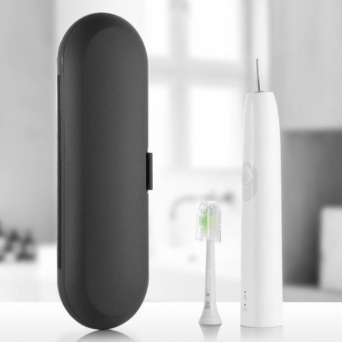 Cosmos Pack of 2 Plastic Travel Case Toothbrush Carrying Case Holder Container Compatible with Oral B Pro and also for Sonicare & Other Toothbrush...