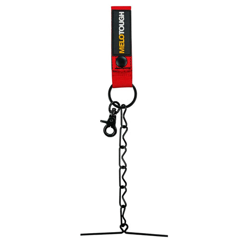 MELOTOUGH Tape Thong for Tool Belt Waist Electricians Tape Holder Chain with Keyring and trigger snap hook (1 PACK)...