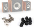 10 Pairs Snap Fastener Metal Speaker Grill Guides Speaker Fixing Button Speaker Fasteners Speaker Snap Fastener Sound Box Mesh Cover Frame Speaker...