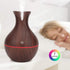 Humidifiers High Capacity Cool Mist Humidifier,for Bedroom,Babyroom, Living Room, Humidifiers (Dark Wooden Grain)...