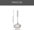 MAGICLULU 1 Set Set Stainless Steel Kitchenware Food Cooking Spatula Soup Spoon Slotted Tunner Pancake Non Stick Pan for Eggs Stainless Steel Kitc...