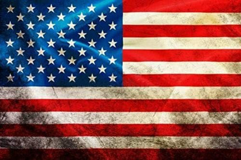 SHFICDJ 5D DIY Round Beads Diamond Painting for Adults American Flag Full Diamond Painting Picture Rhinestones by Number Kits for Room Home Wall D...