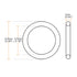 uxcell Fluorine Rubber O-Rings, 6.5mm OD 4.5mm ID 1mm Width FKM Seal Gasket for Machinery Plumbing, Green, Pack of 20...