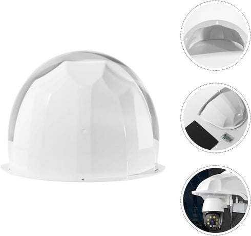HOMSFOU Universal Sun Rain Shade Camera Cover Shield Outdoor Security Survielance Camera Shield Protector Protective Roof for Nest/Ring/Arlo/Dome/...
