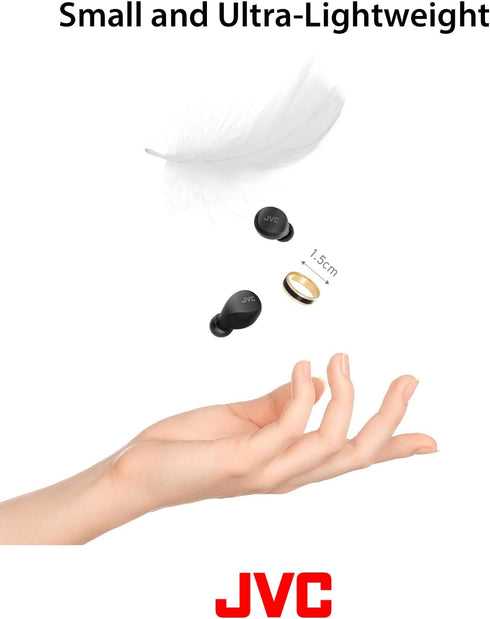 JVC Compact and Lightweight Gumy Mini True Wireless Earbuds Headphones, Long Battery Life (up to 23 Hours), Sound with Neodymium Magnet Driver, Wa...