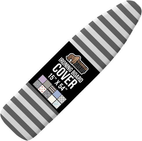The Original GORILLA GRIP Ironing Board Cover and Pad, Silicone Coating, Thick Scorch Resistant Padding, Heavy Duty Iron Covers Standard Boards, H...