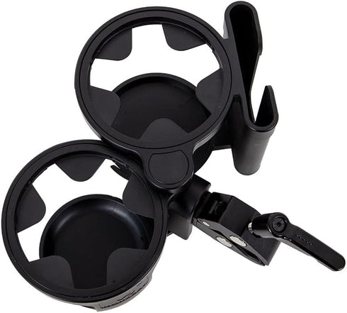 Universal Cup Holder New Clips Holder Conversion 2 Cups Stroller Cup Holder Large Caliber Designed Cup Holder Milk Bottle Drink Cup Holder...
