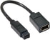 JSER IEEE 1394 6Pin Female to 1394b 9Pin Male Firewire 400 to 800 Cable 20cm Firewire 800 400 Cable 6 Feet 9 Pin to 6 Pin...