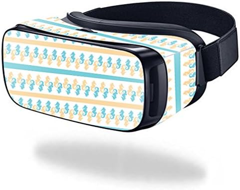 MightySkins Skin Compatible with Samsung Gear VR (Original) wrap Cover Sticker Skins Sandy Seahorse...
