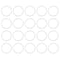 X AUTOHAUX Silicone O-Rings, 45mm OD 38.8mm ID 3.1mm Width VMQ Seal Gasket for Compressor Valves Pipe Repair, White, Pack of 20...