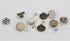 10Pcs Jeans Buttons - Metal Flat Jeans Replacement Buttons Suspender Trousers Alloy Buttons (17mm, Pure Black)...