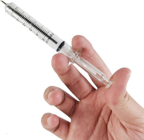 TIHOOD 36PCS Syringe Pens Retractable Fun Multi Color Novelty Pen for Nurses, Nursing Student School Supplies, Birthdays, Stocking Stuffers and Pa...