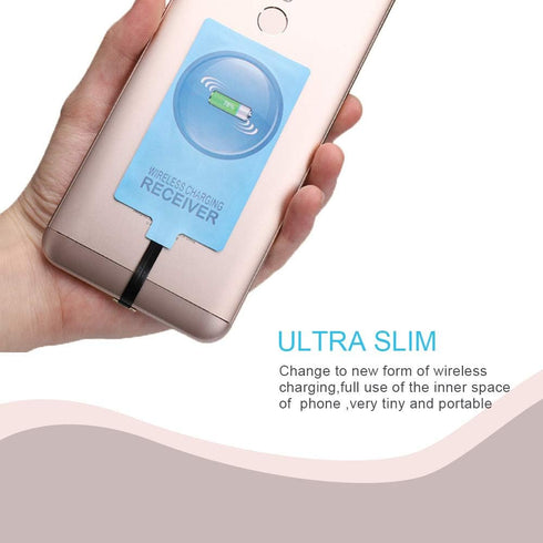 IVY QI Wireless Charging Receiver Adapter with Fast&Smart Microchip Technology for Samsung Galaxy A16 A26 A36 A56 A06 A15 A55 A35 A25 A54 A14 A34 ...