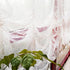 FADFAY Elegant White Lace Embroidered Sheer Balloon Curtains, Adjustable Tie-Up Curtain, 1 Panel Floral Tulle Curtains for Windows-78''*78''...
