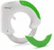 Chef Randall The Rock Chop and Rolling Knife with Extra Blade, Gliding Bearing Control, Green...