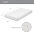 Everyday Kids Fitted Crib Sheet, 100% Soft Breathable Microfiber Baby Sheet, Fits Standard Size Crib Mattress 28in x 52in, White Nursery Sheet...