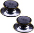 2 Sets Universal Pot Lid Cover Knob Handle Cookware Universal Replacement Pot Grip Knob Cap 2.7" Stainless Steel Base, Black+Silver...
