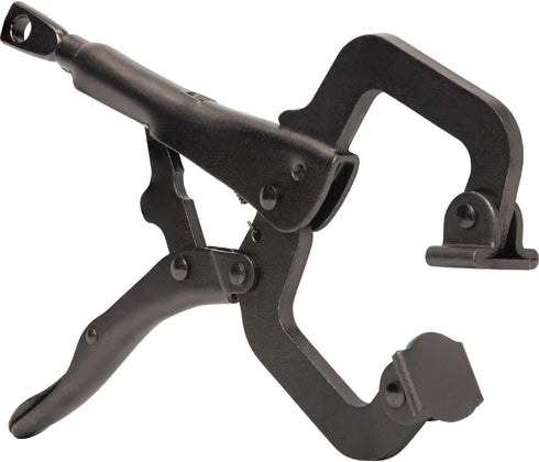 Klein Tools 38620 C-Clamp Locking Pliers with Swivel Pad Jaws, Intuitive Thumb Knob, Adjustable Clamp for Home, Shop, Woodworking, 6-Inch...
