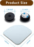 2 PCS Car Rearview Blind Spot Mirror, Adjustable High-definition Fan-shaped Mirror, Frameless Wide-angle Convex Mirror, Universal Auxiliary Mirror...