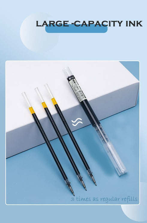 12 Colors Gel Ink Pens Rolling Ball pens 0.5 mm Fine Liquid Ink Rollerball Pens Quick Drying and Smooth Writing for Journaling Office Stationery A...