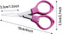 8 Pieces Folding Scissors Anti-Rust Stainless Steel Safety Mini Scissor Travel Folding Scissors...