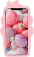 Cute iPhone XR Case, Funny 3D Cartoon Ice Cream Cupcakes Shaped Soft Silicone Full Protection Shockproof Cases Cover for Girls Kids Women Lady...