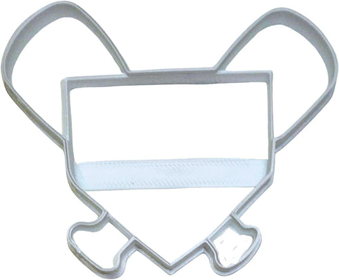 HOME PLATE WITH BASEBALL BATS FIELD DIAMOND BASE SPORTS COOKIE CUTTER MADE IN USA PR2540...