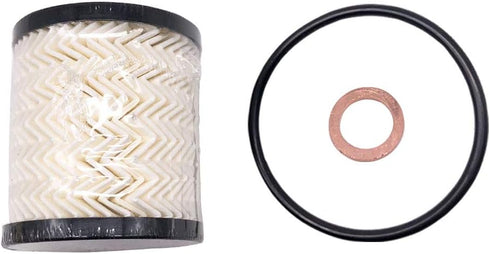 3 Packs Engine Oil Filter Kit with O-Ring 11427622446 for BMW Mini Cooper...
