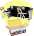 Black & Gray Commentator Table Playset for WWE & AEW Wrestling Action Figures...