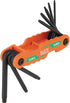 Cmpct Folding Hex Key Set 8-Key Torx Sizes...
