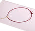 Jewever Genuine Red Garnet Birthstone Choker Necklace for Women Crystals and Healing Stones Bowknot Cute Jewelry Gifts...